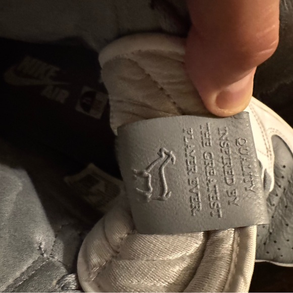 Nike Air Jordan 1 Stealth White and Gray Men's Size 12 - Picture 4 of 4